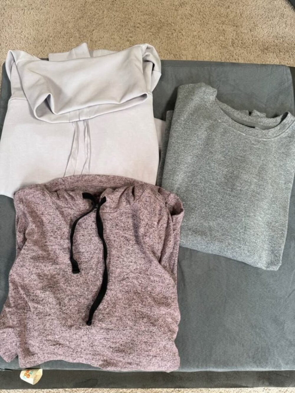 3 small nursing long sleeve tops